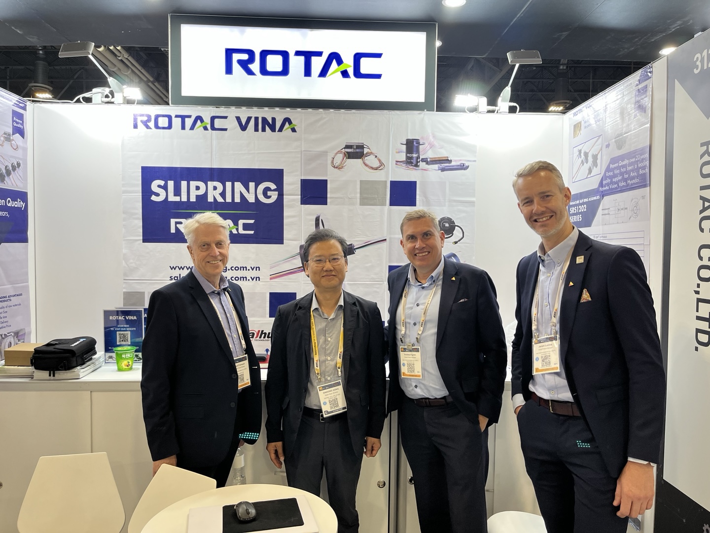 (주)로텍, ISC WEST 2025 전시회 참가 : 공지사항 | 슬립링 제조사 로텍 ROTAC