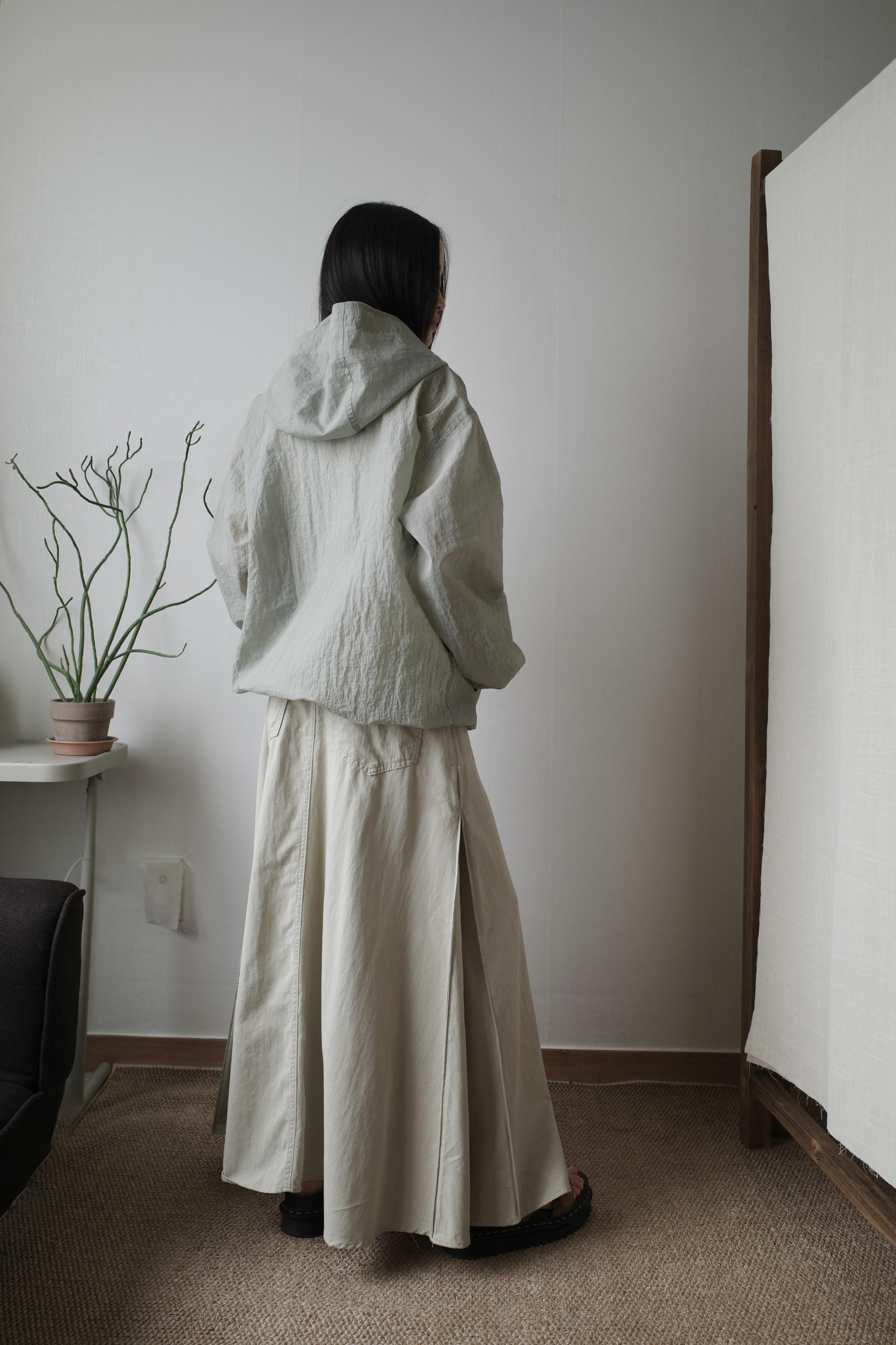 Light Hood Pullover / Sage