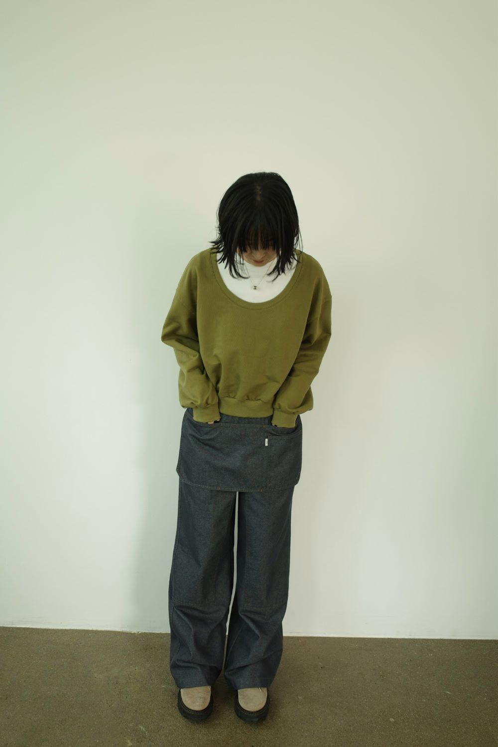 Double knee pants / Indigo denim