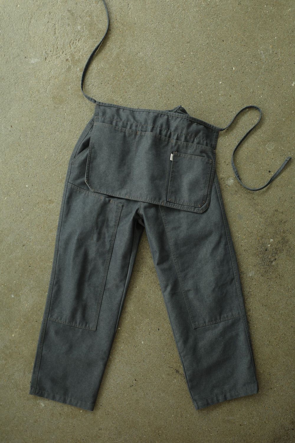 Utility Stitch Apron / Indigo Denim