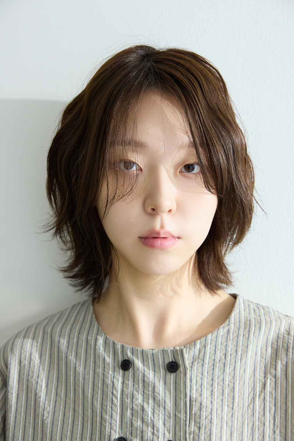 [5th] Stripe shirring blouse / Beige [5.1 출고]