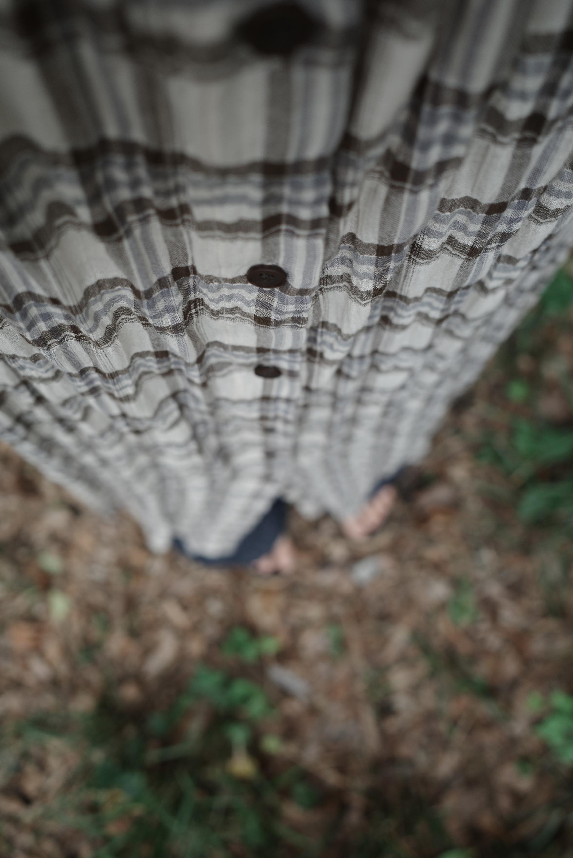 Check Sleeveless Dress / Beige