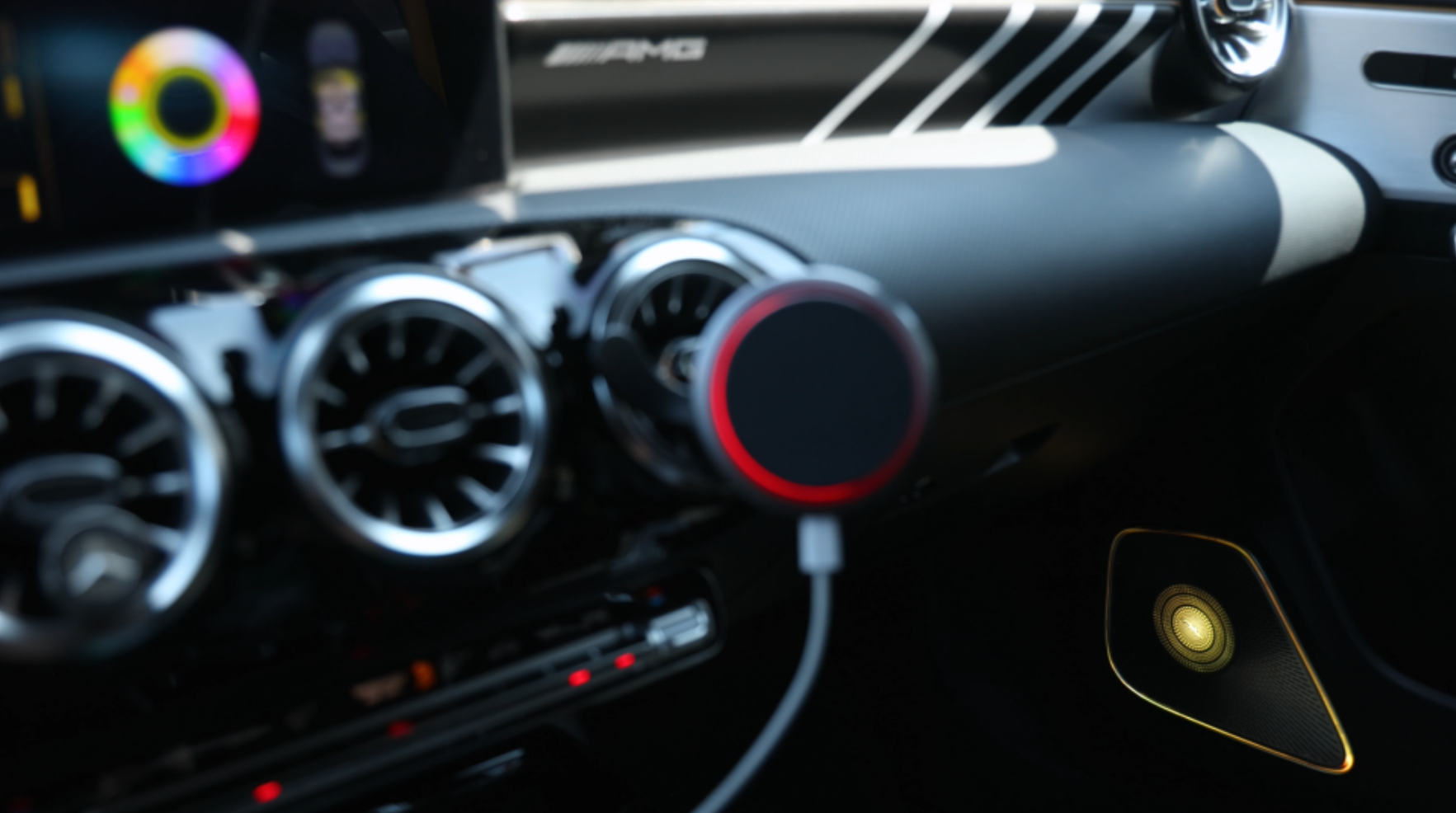 CLA45 AMG 미드레인지 부메스터 커버 컬러 변경 시연