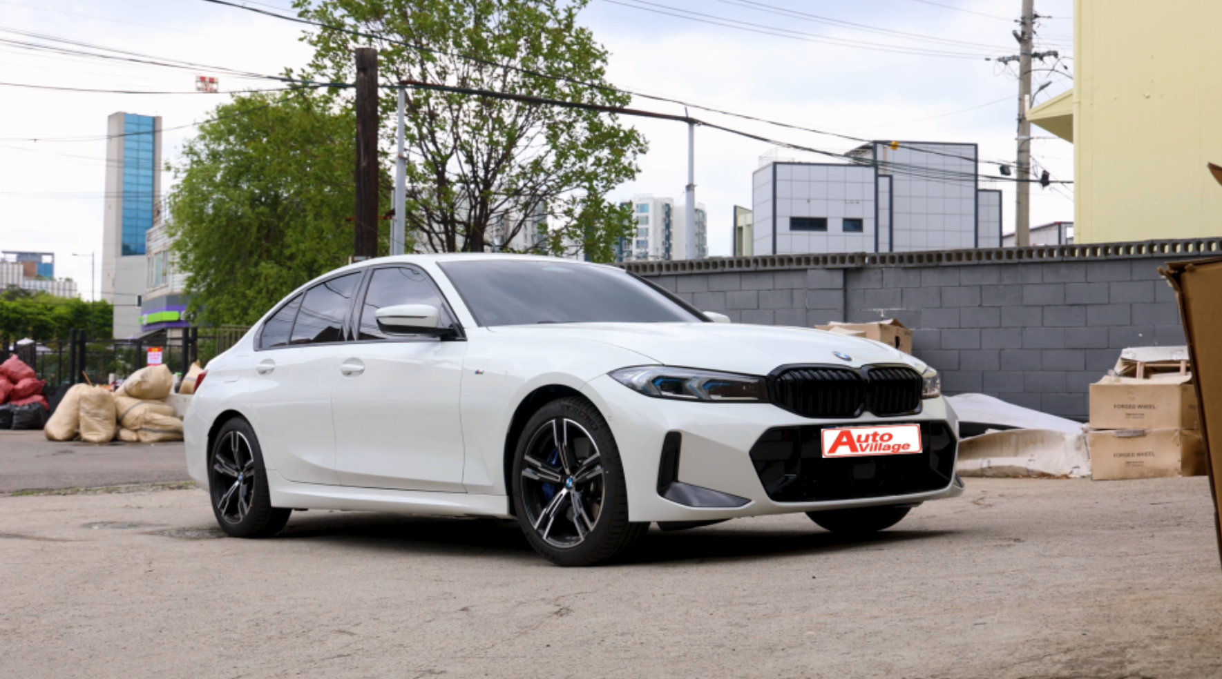 BMW 3시리즈 어라운드뷰 입고 차량