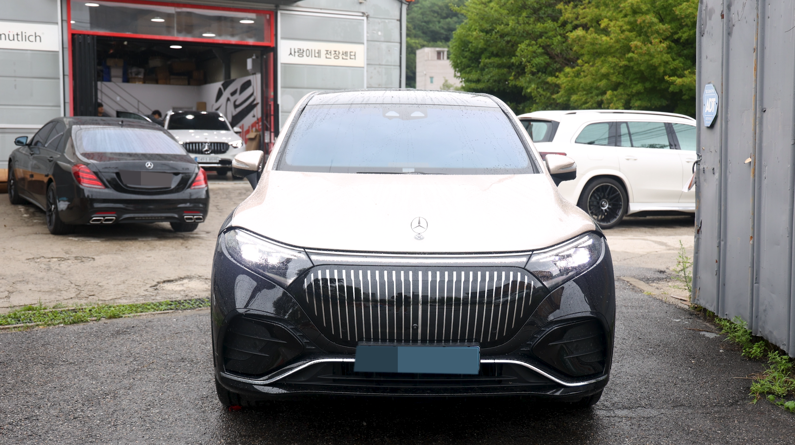 EQS SUV580 순정 마이바흐 그릴 장착 사례 2