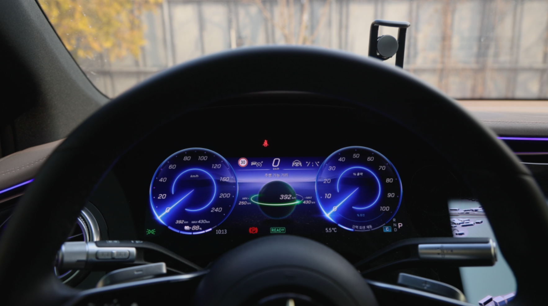 EQS SUV 기본계기판