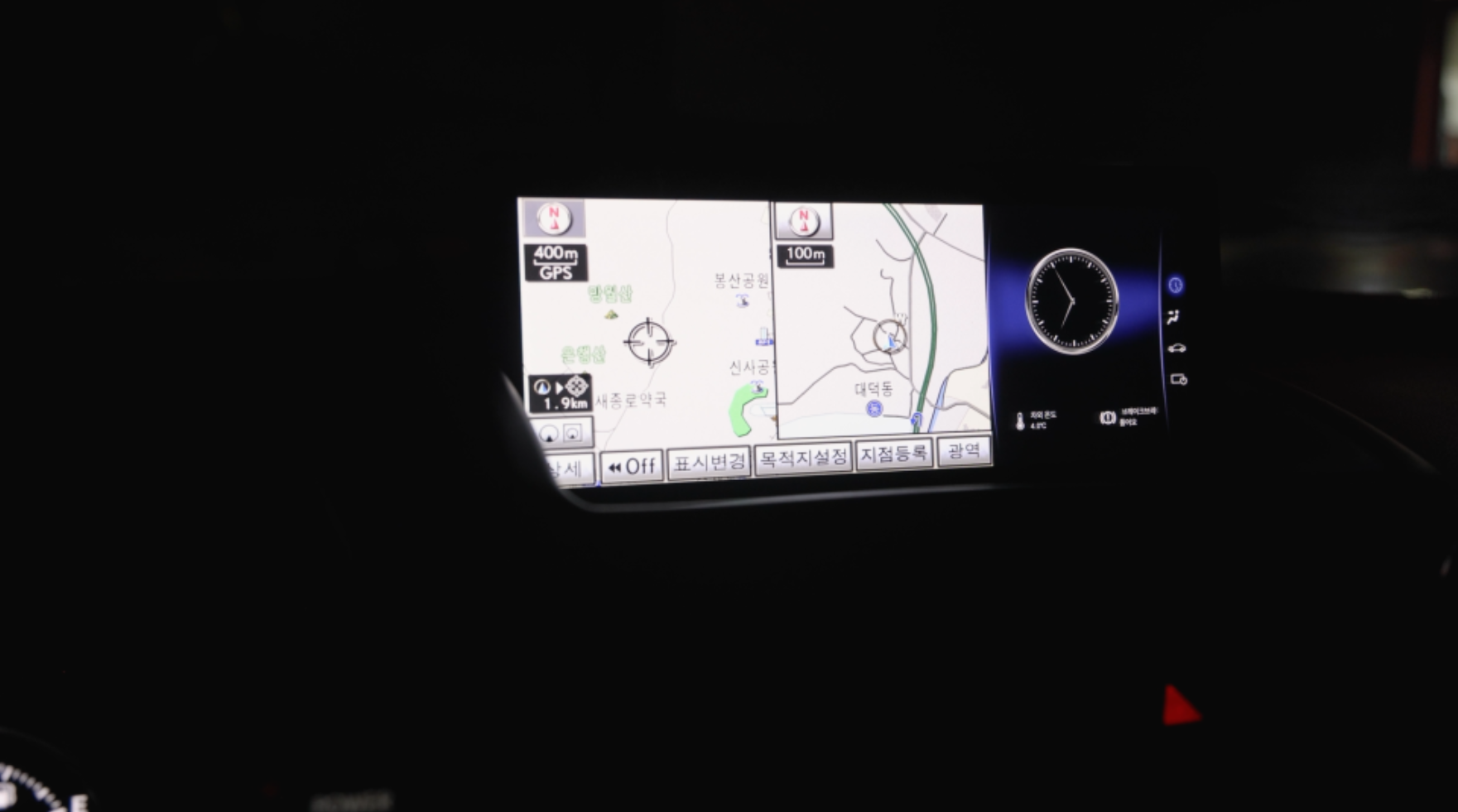 CT200h 확장 순정 화면