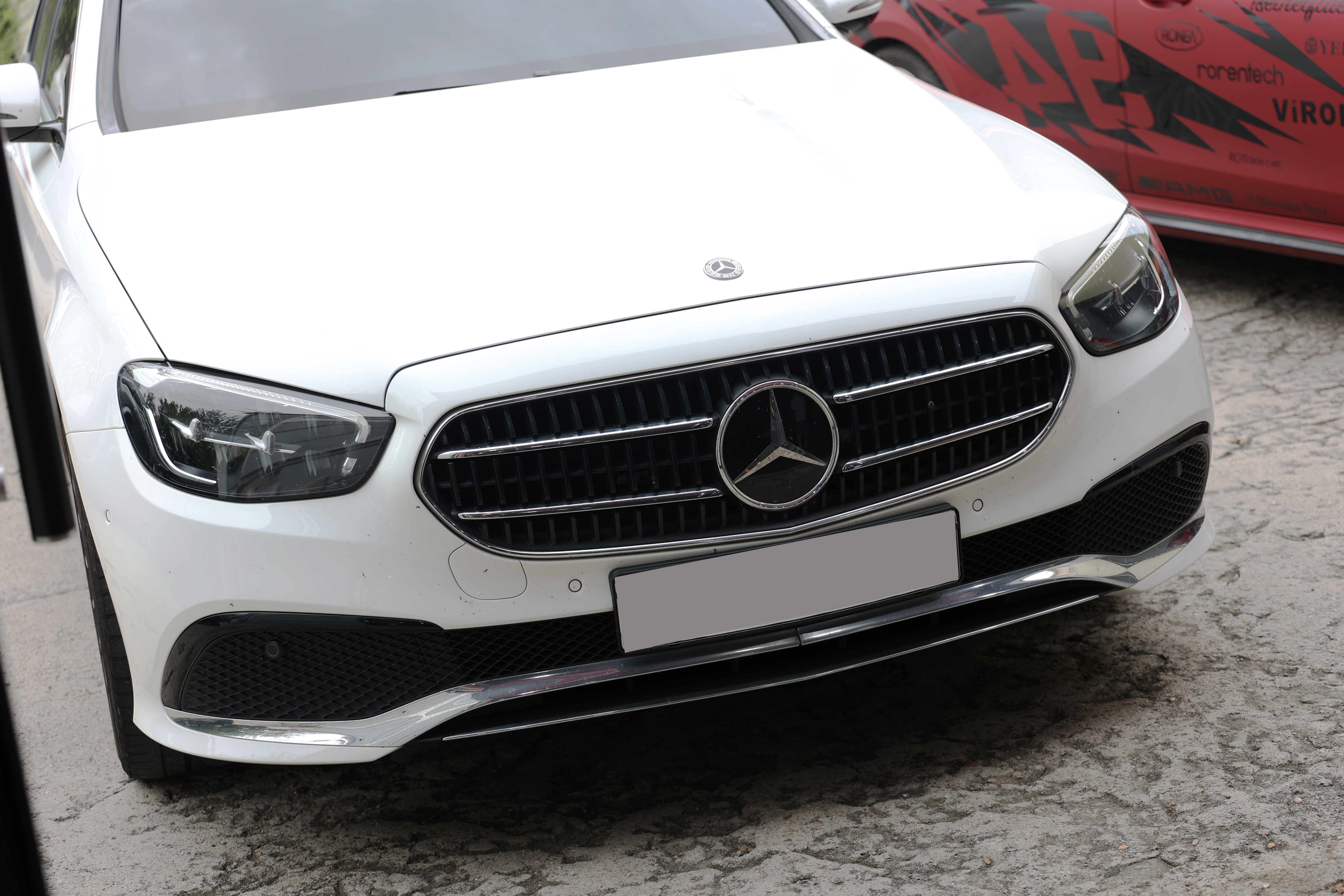 W213 순정 범퍼 작업 전
