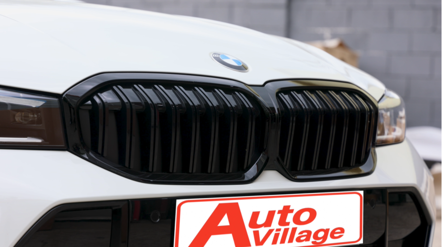 BMW 전면 그릴 작업 전