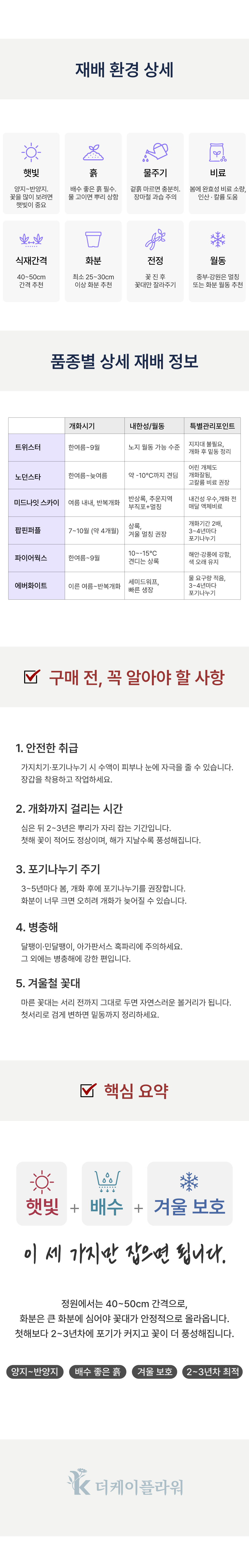 유럽 아가판서스 6종