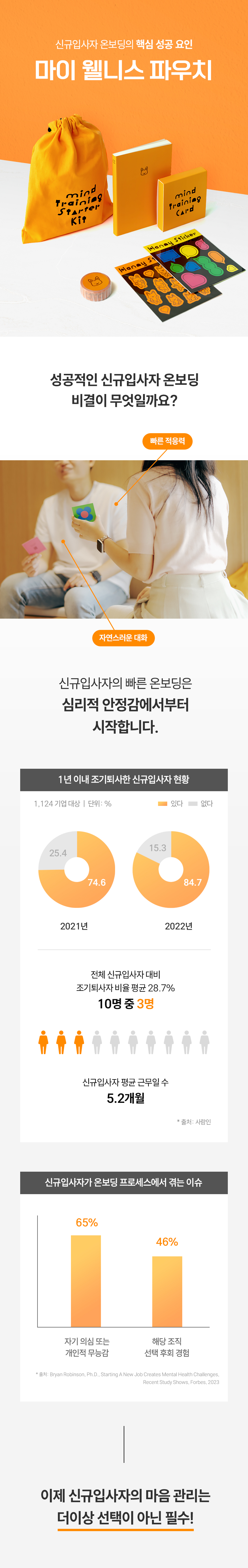 신규입사자 온보딩을 위한 마이 웰니스 키트