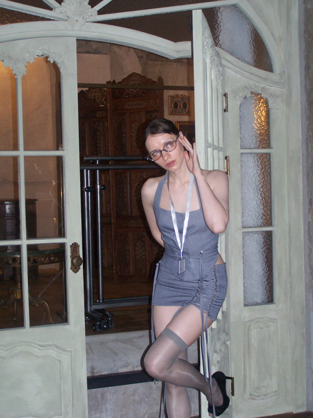 드레스 모델 착용 이미지-S1L14