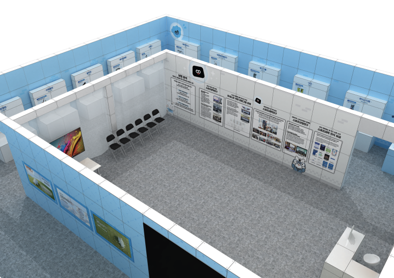 부스 디자인 그래픽 디테일 보완
