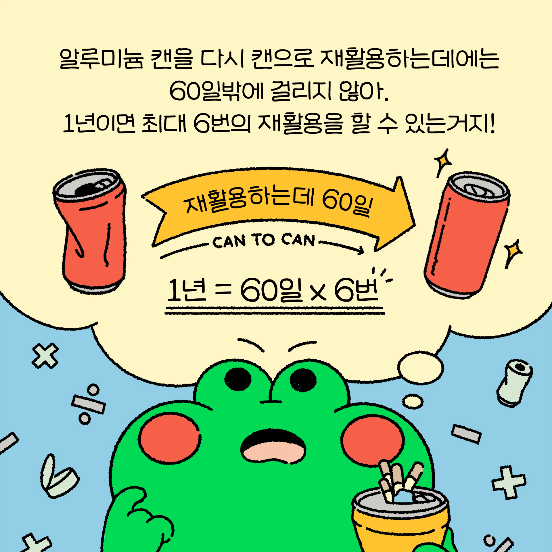[웹툰] 알루미늄 캔은 어떻게 버려야 할까요? : 서울환경연합 | 공지사항