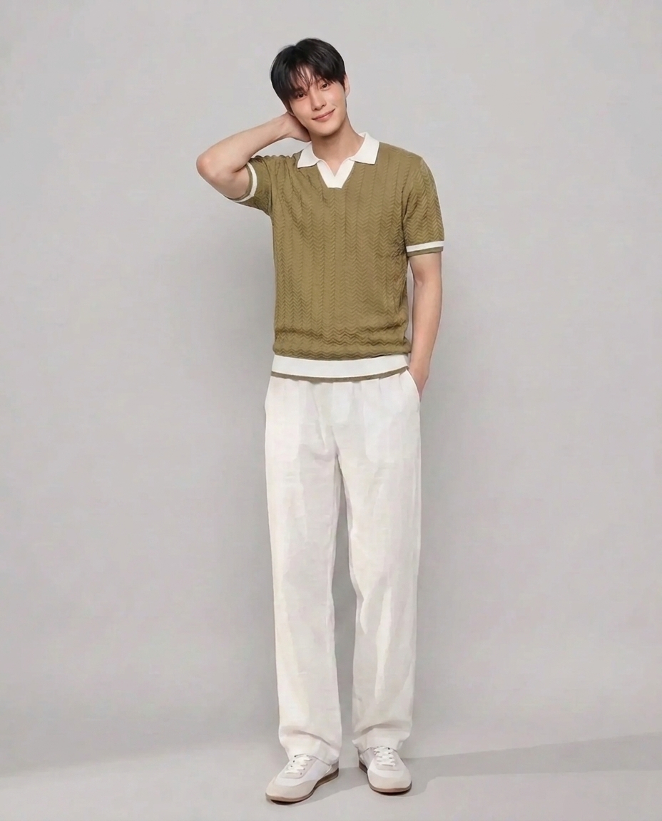 쿨링 세이뫄이드 팬츠_화이트 [총장 118cm]
