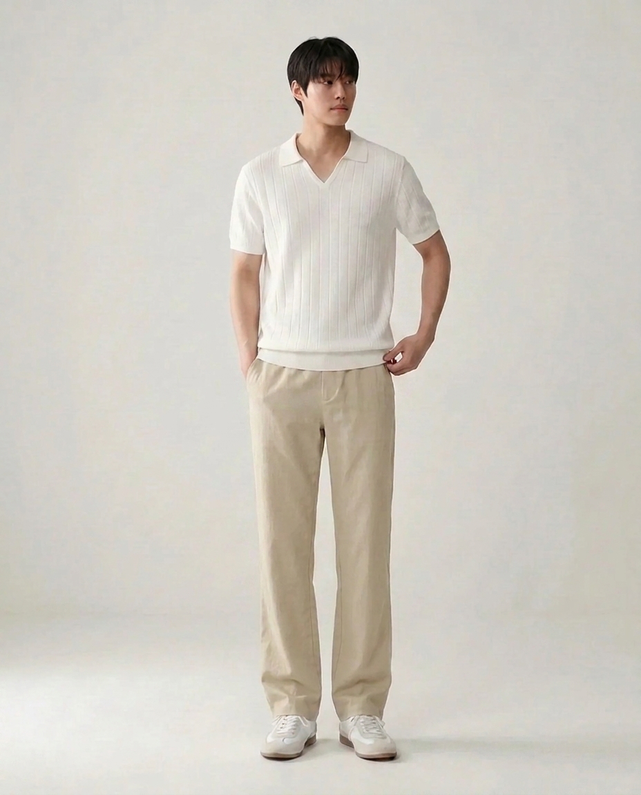 쿨링 스트레이트핏 II_쿨베이지 [총장 118cm]