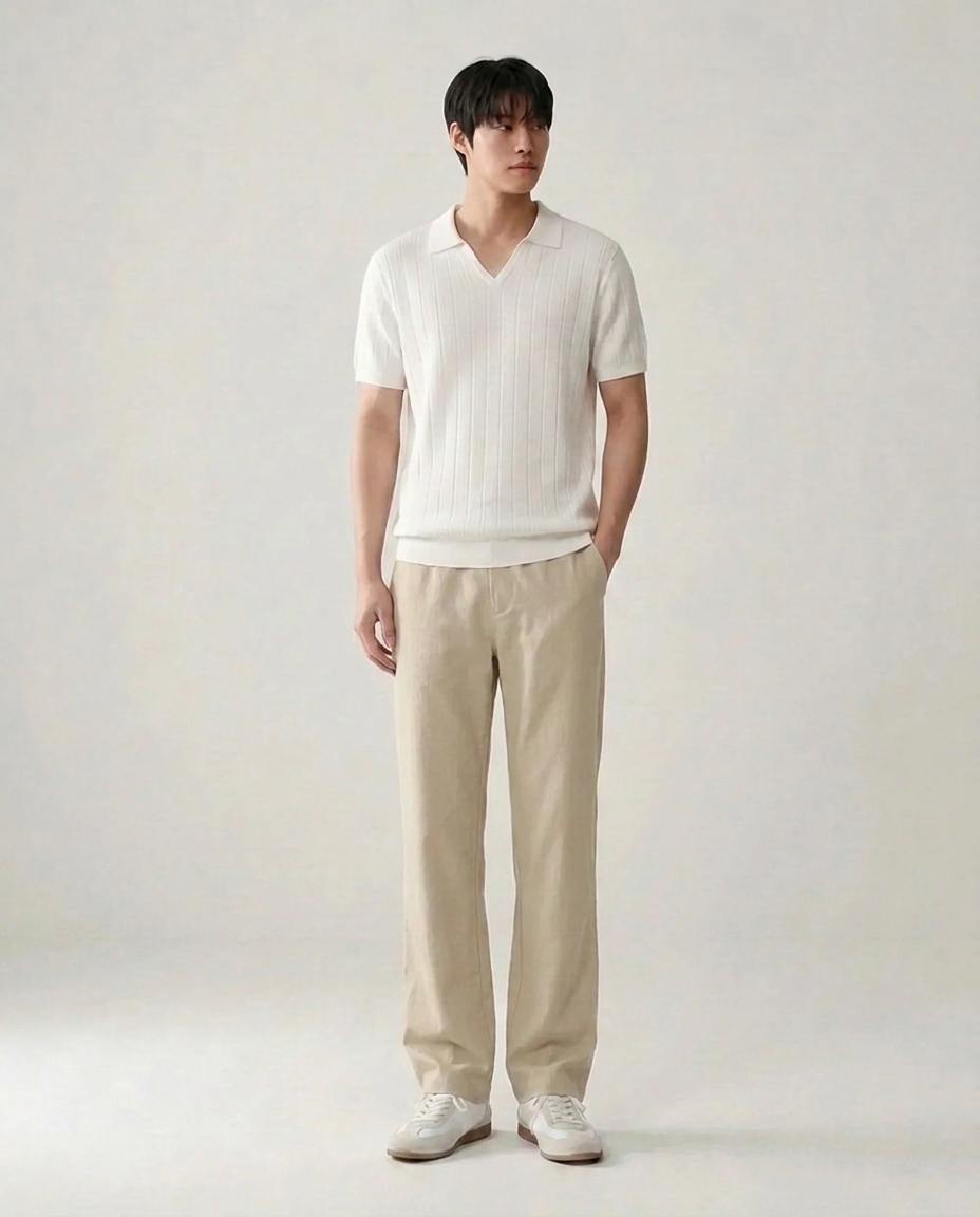 쿨링 스트레이트핏 II_쿨베이지 [총장 118cm]