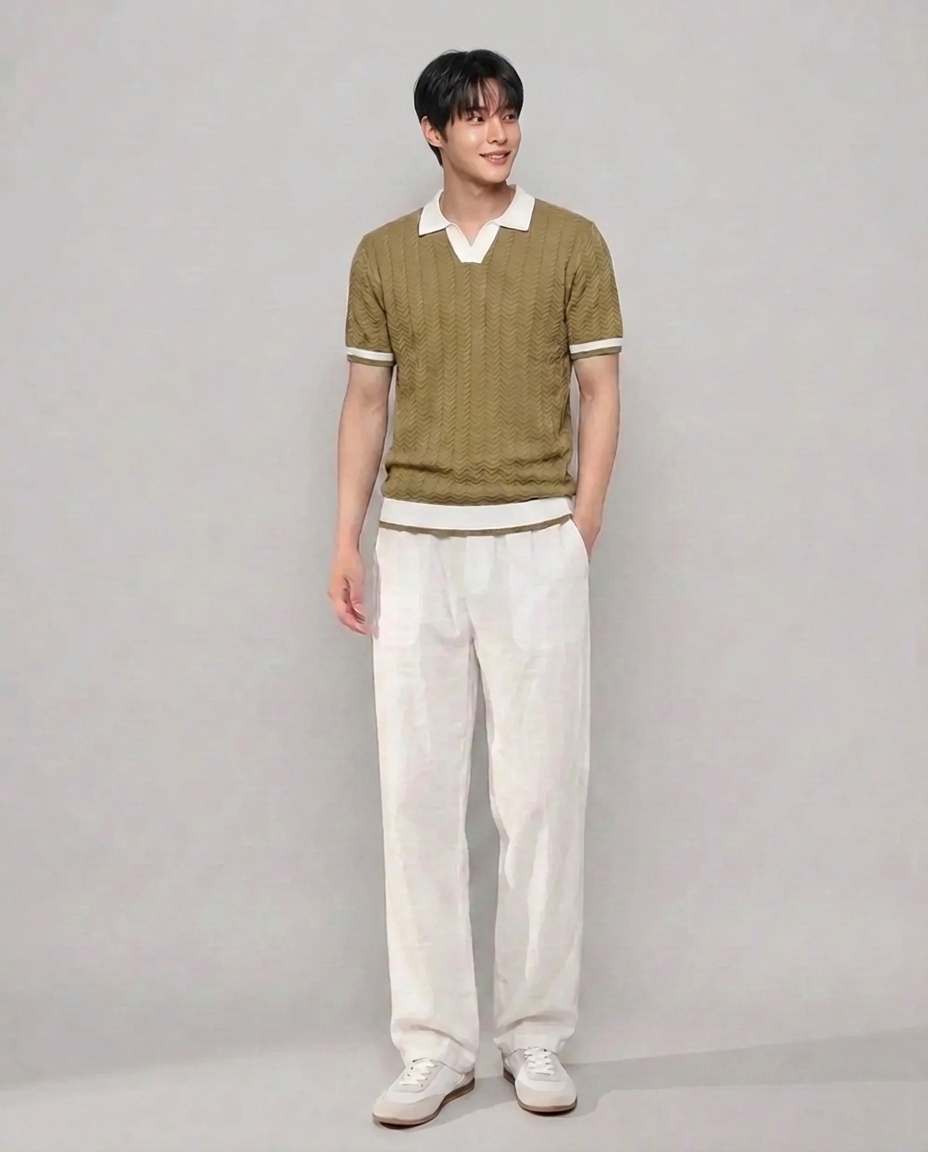 쿨링 세이뫄이드 팬츠_화이트 [총장 118cm]