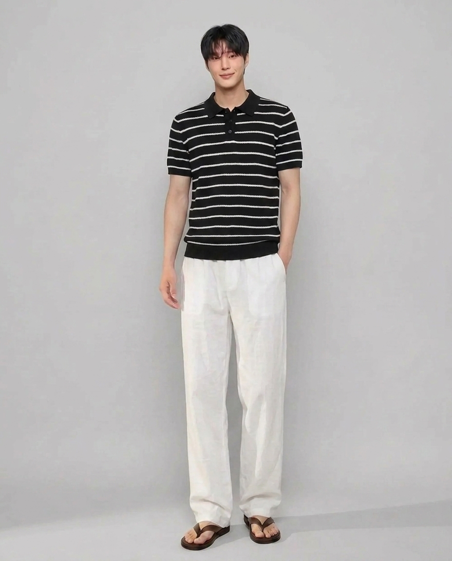 쿨링 세이뫄이드 팬츠_화이트 [총장 118cm]