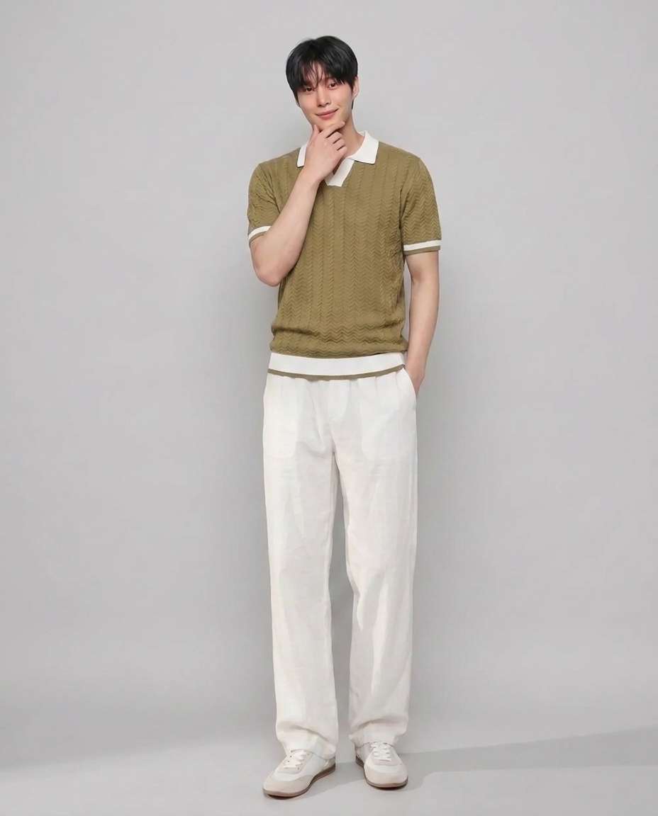 쿨링 세이뫄이드 팬츠_화이트 [총장 118cm]