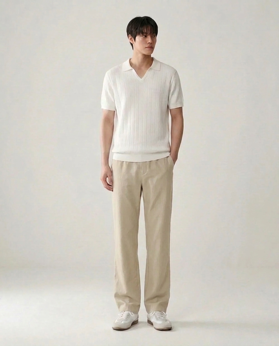 쿨링 스트레이트핏 II_쿨베이지 [총장 118cm]