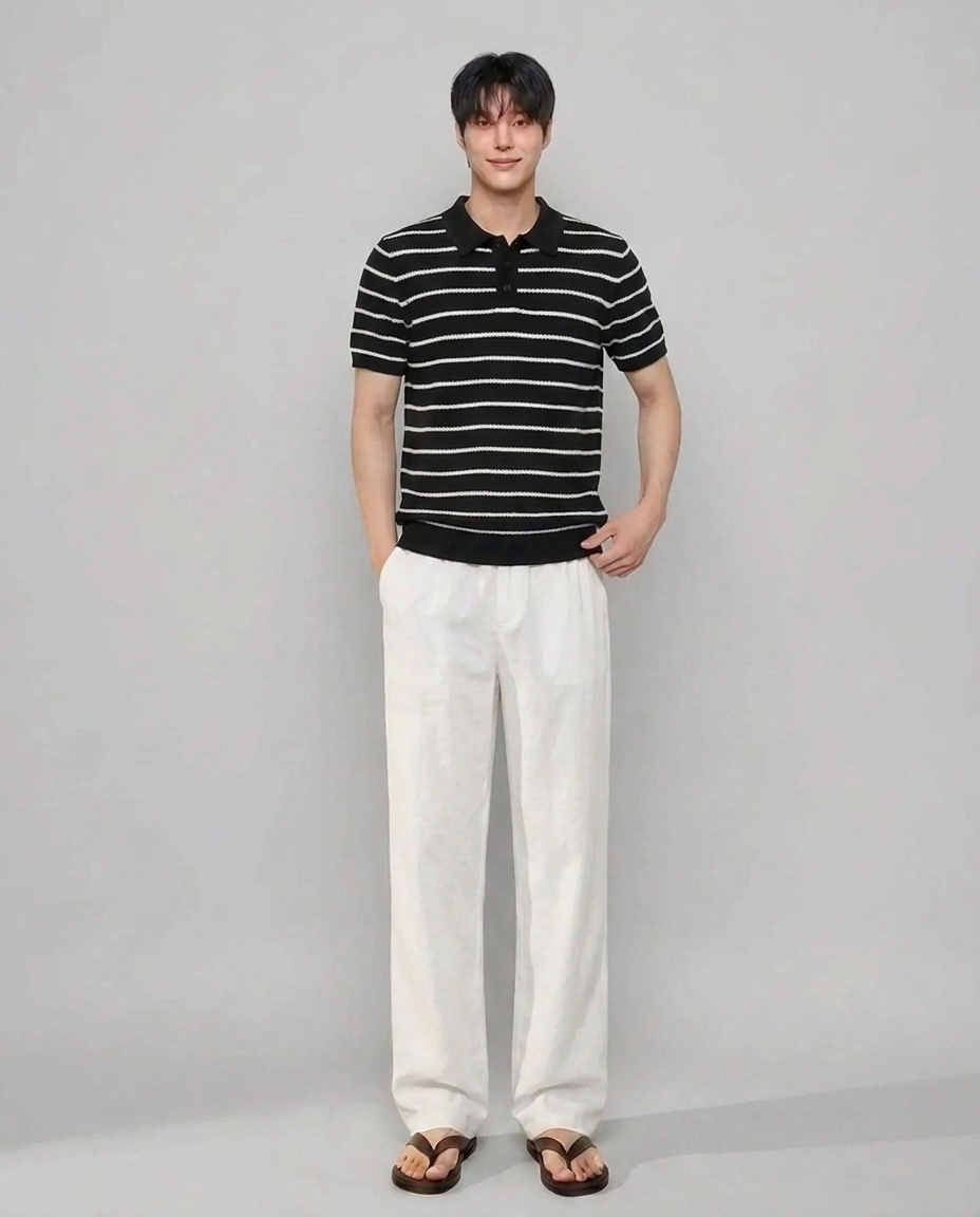쿨링 세이뫄이드 팬츠_화이트 [총장 118cm]