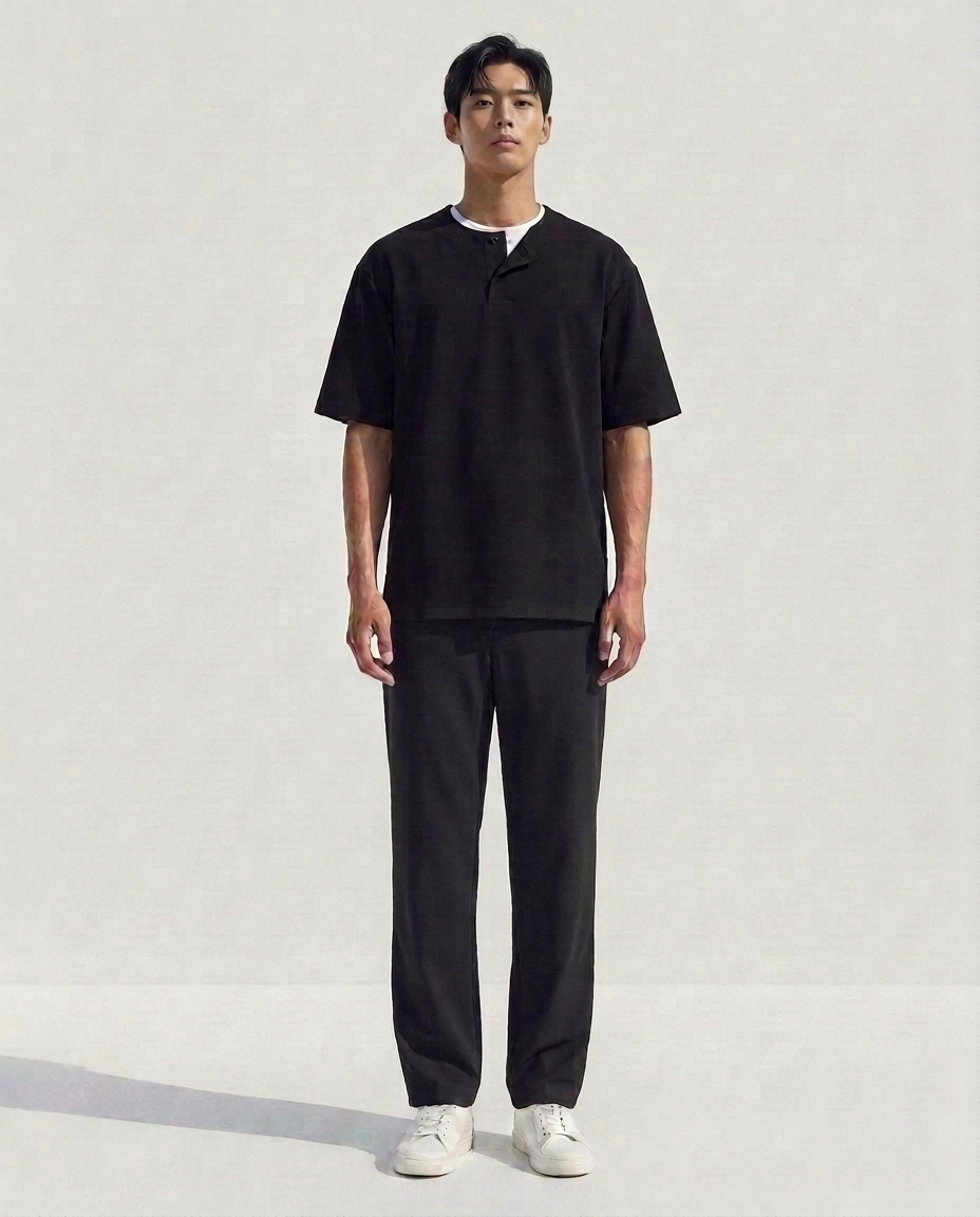 쿨링 스트레이트핏 II_쿨블랙 [총장 118cm]