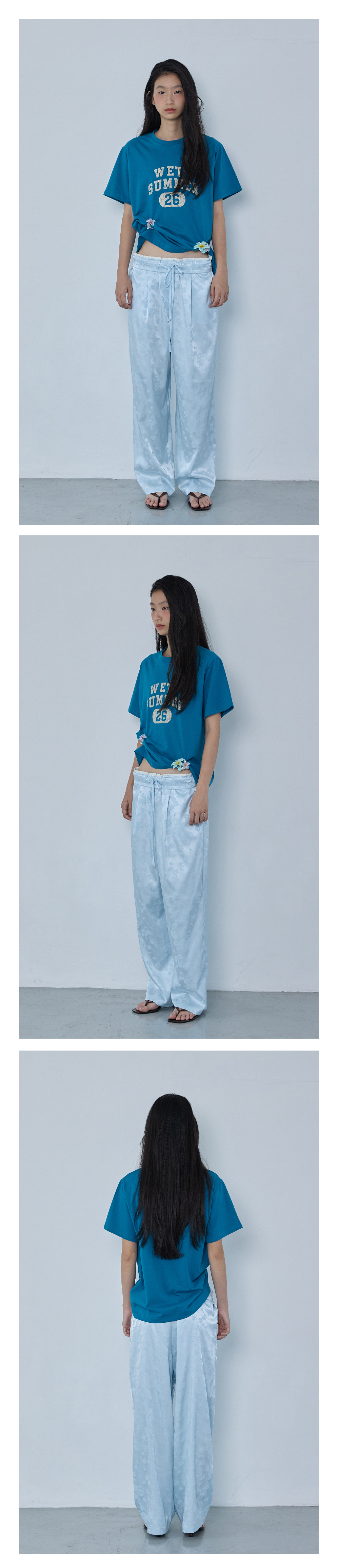 Kawa Wet Summer Tee_Teal Blue