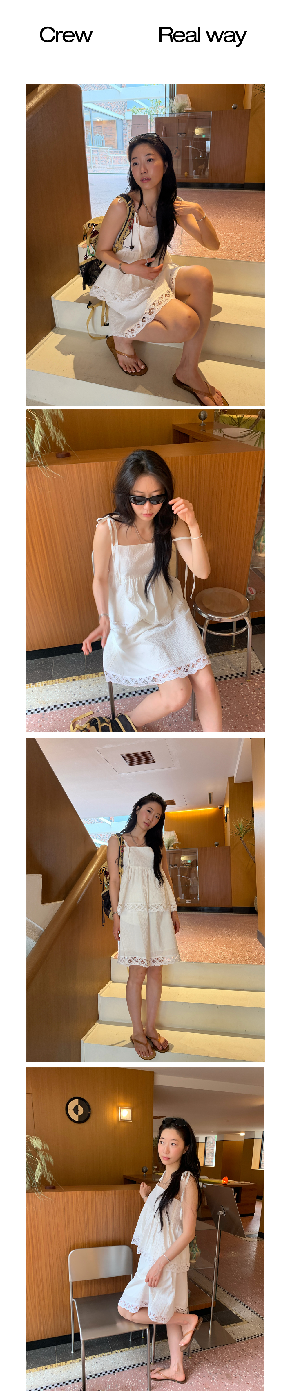 Lattice Lace A-line Midi Skirt_White