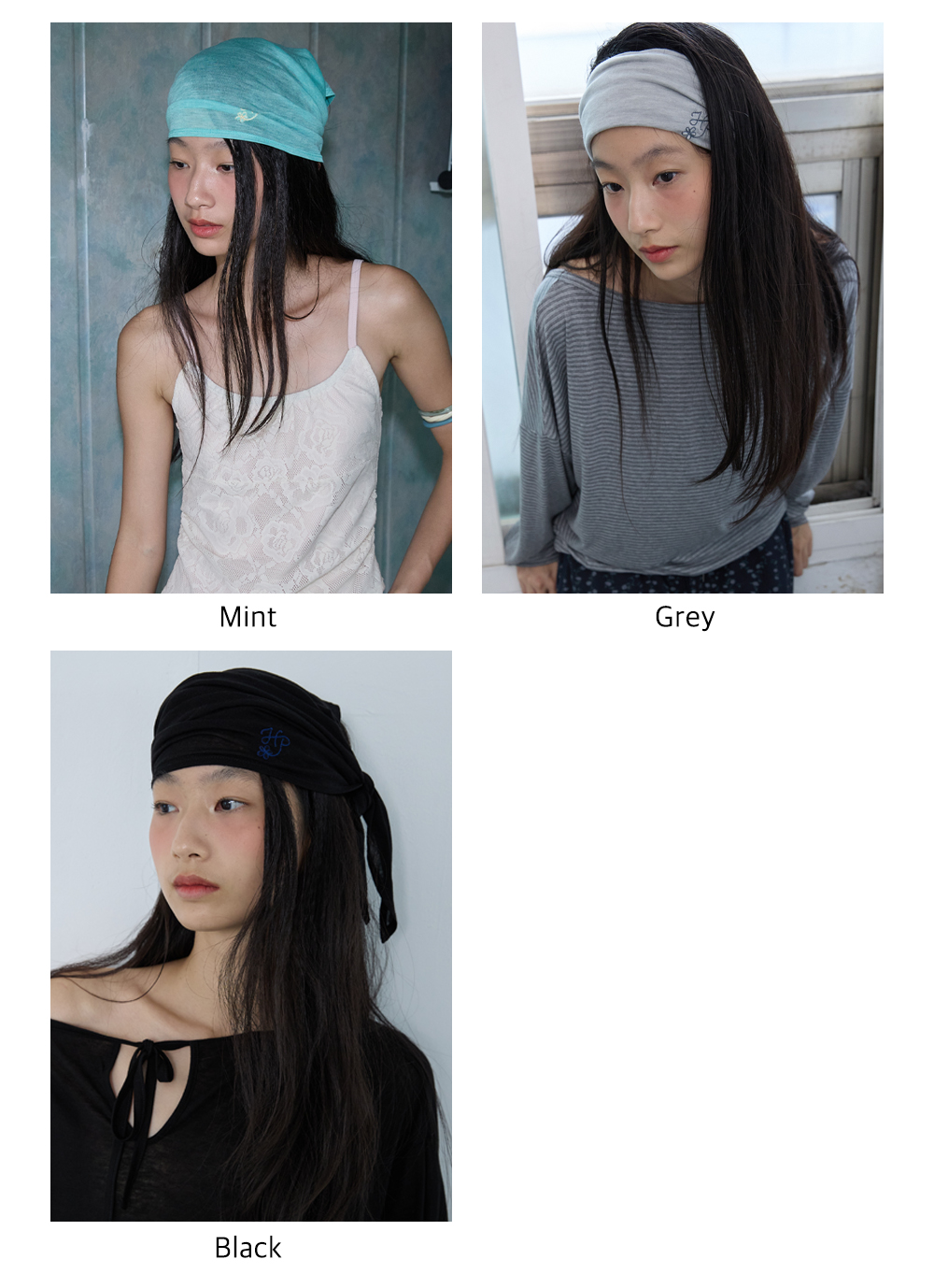 Essential Low Sheer Bandana (3color)