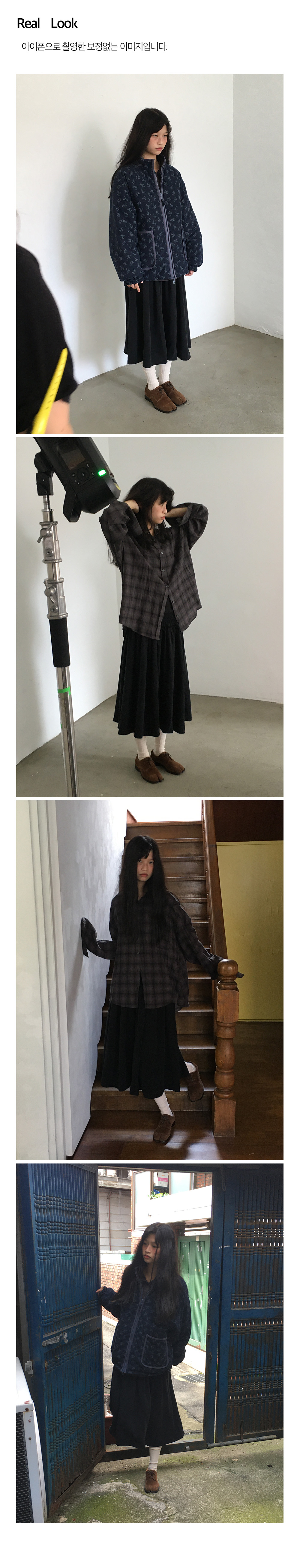 Double Band Cupro Skirt_Charcoal