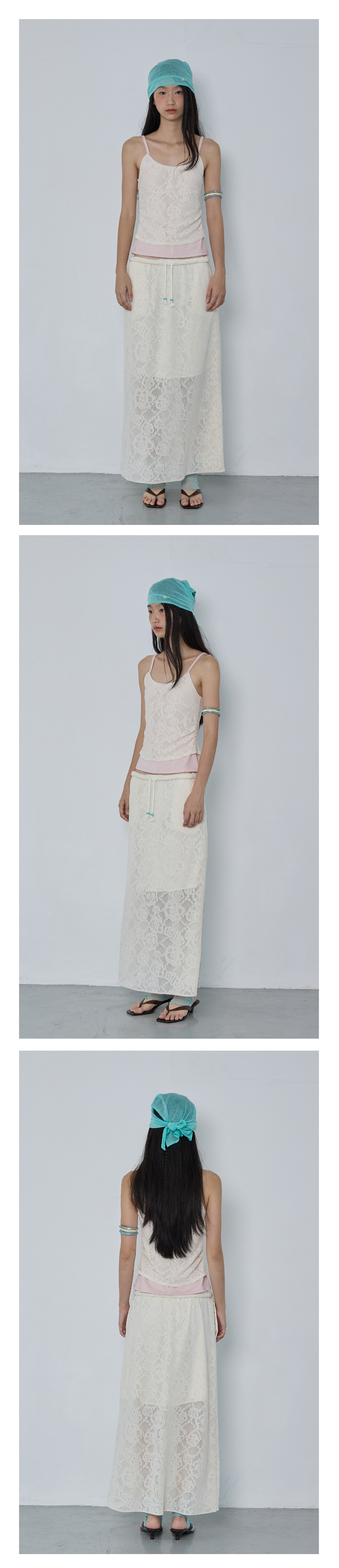 Rose Crochet Layered Top_Pink