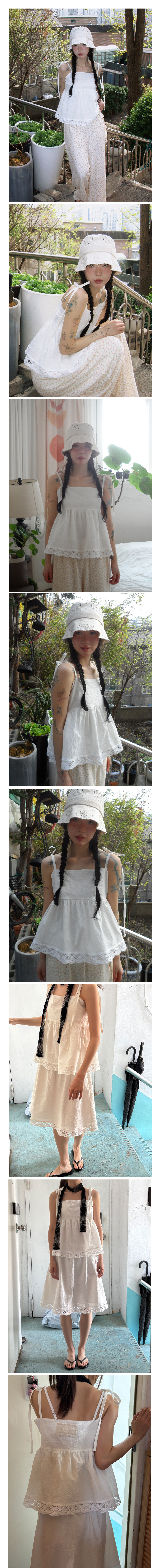 Lattice Lace Bustier_White