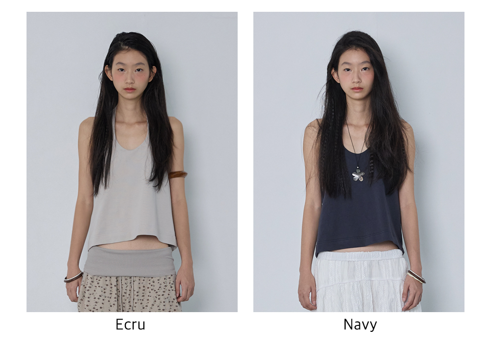 Rove Halter Neck Top_Ecru