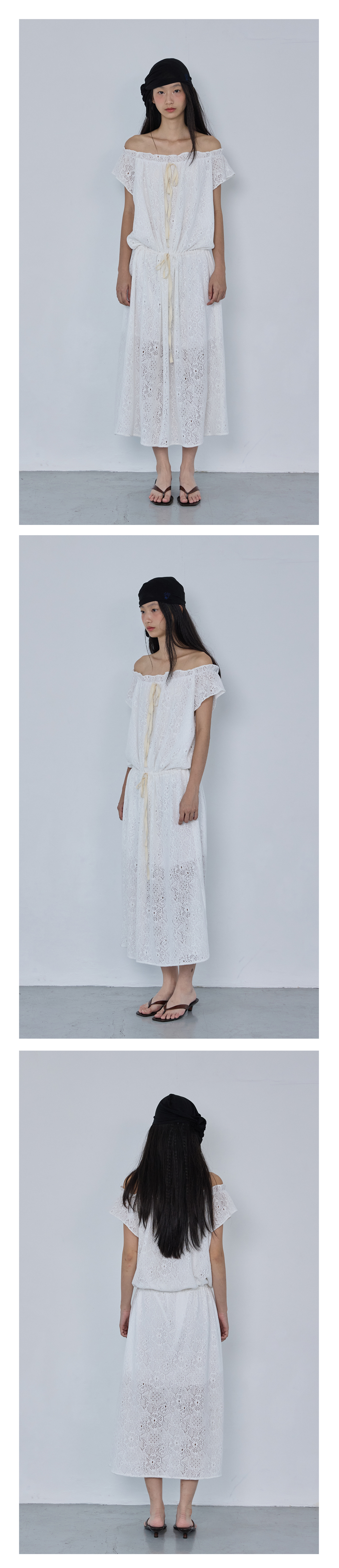 Crochet Maxi Dress_White