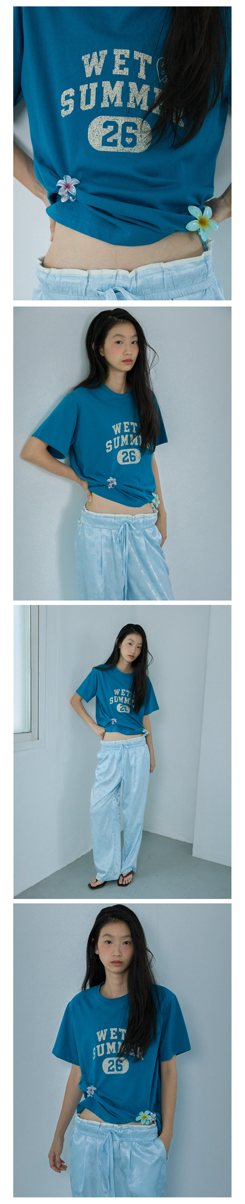 Kawa Wet Summer Tee_Teal Blue
