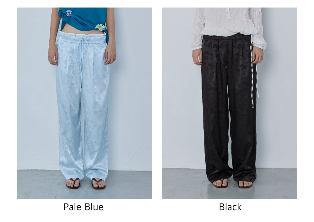 Jacquard Lounge Pants_Pale Blue