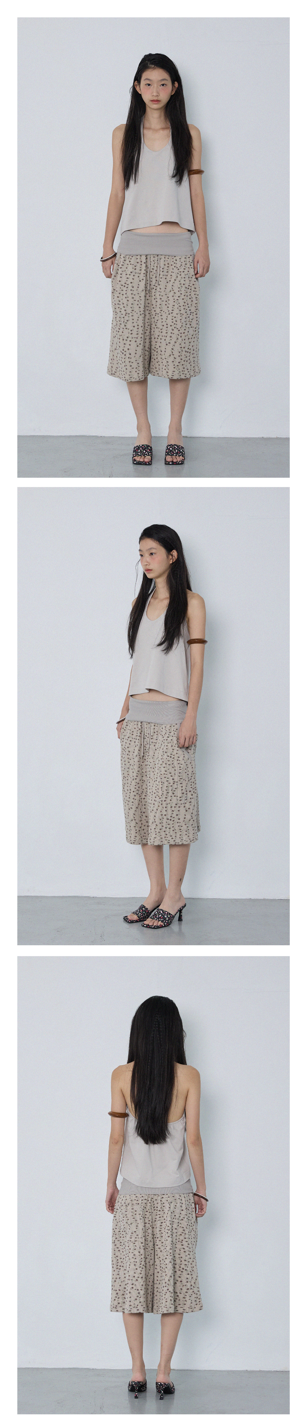 Rove Halter Neck Top_Ecru