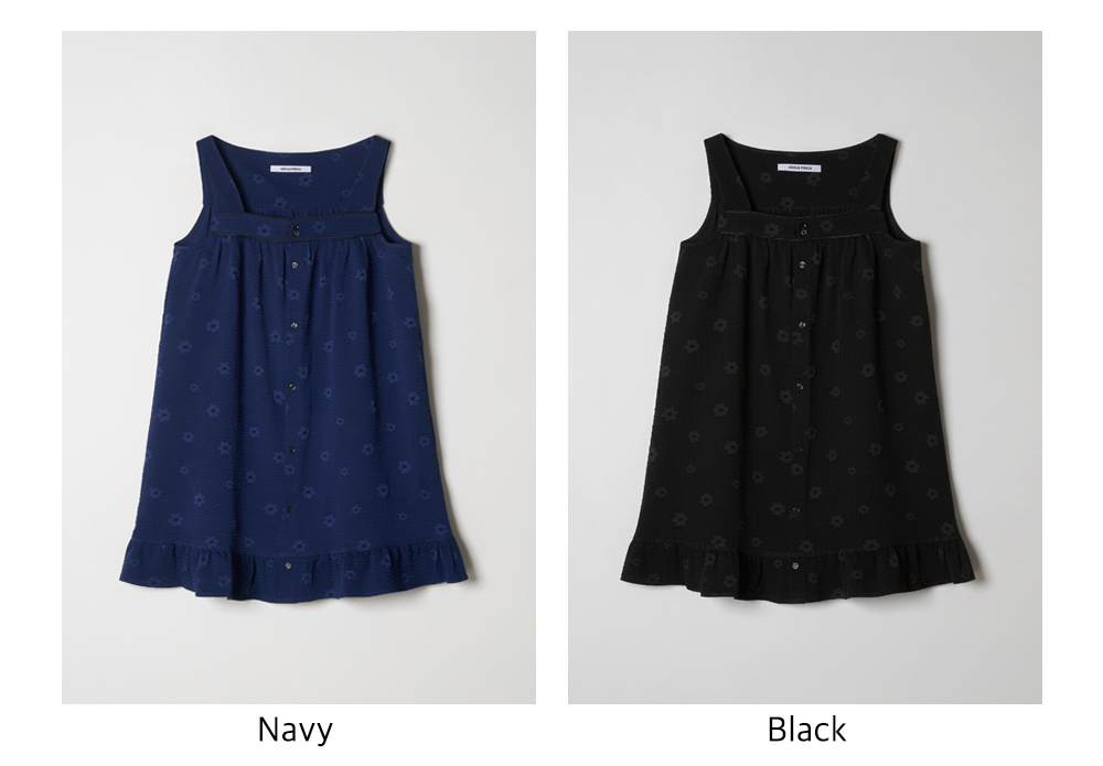 Daisy Sucker Dress_Navy