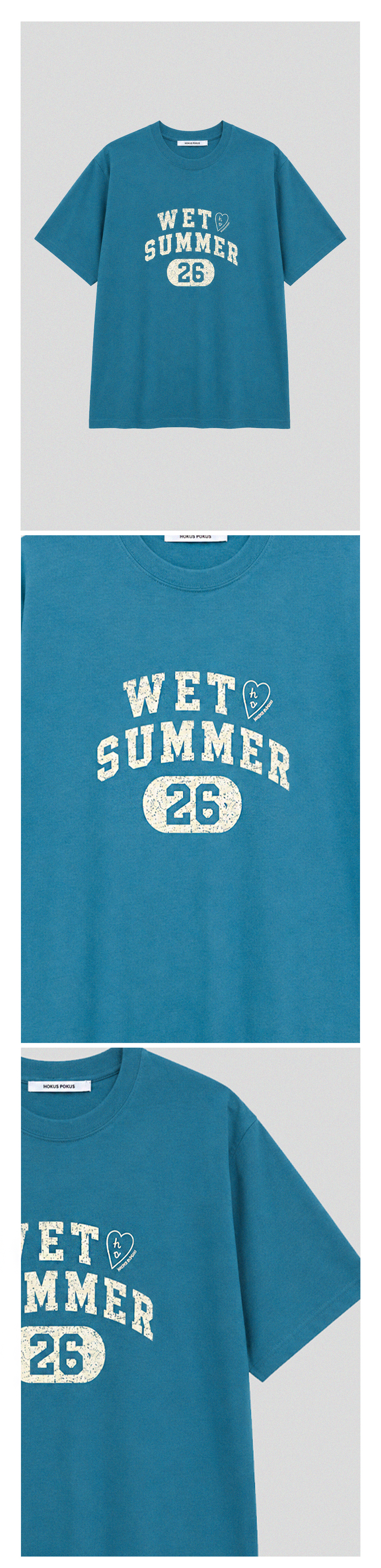 Kawa Wet Summer Tee_Teal Blue
