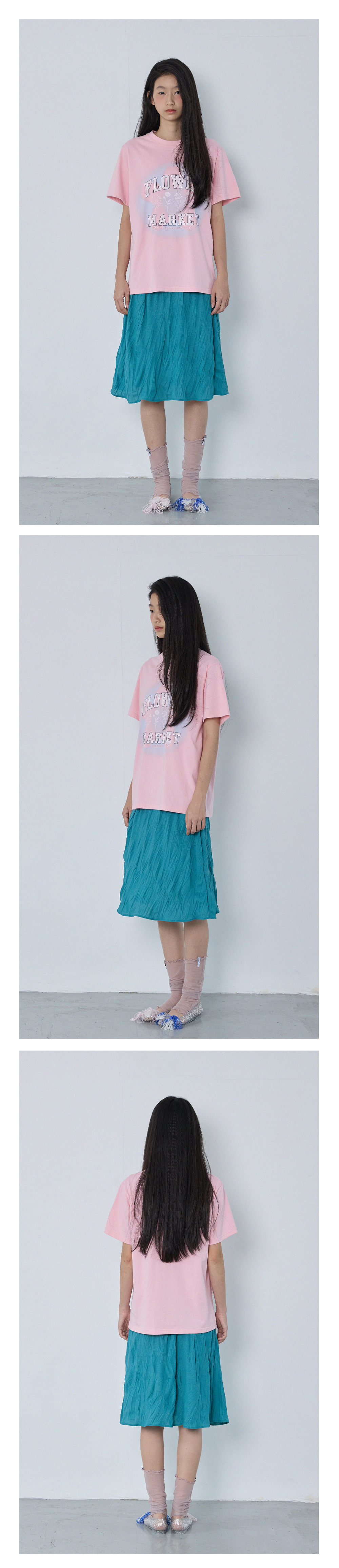 Kawa Flower Market Tee_Pink