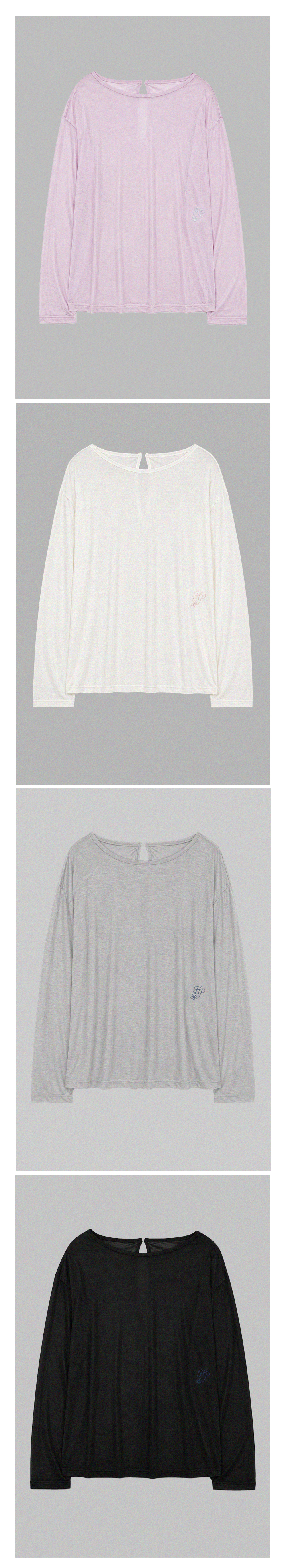 Essential Low Tie Long Sleeve (6color)