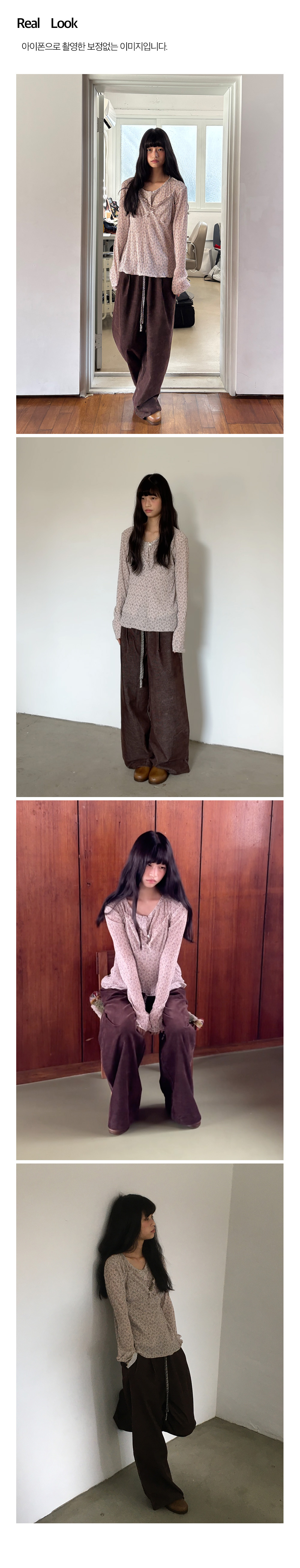 Vintage Garden Cardigan Set_Beige
