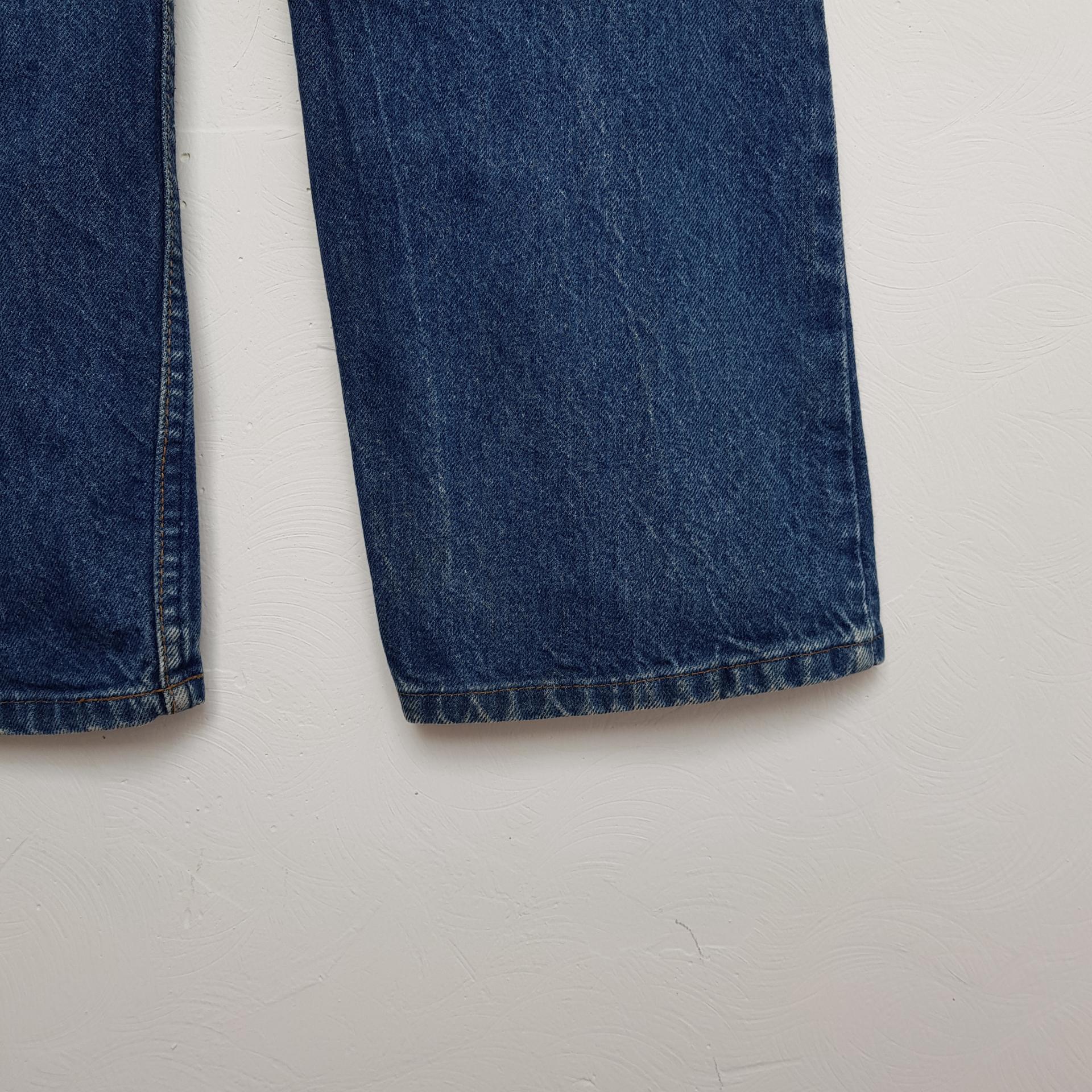 80s USA Levis 40509-0215 Straight Indigo blue Orangetab (34-35