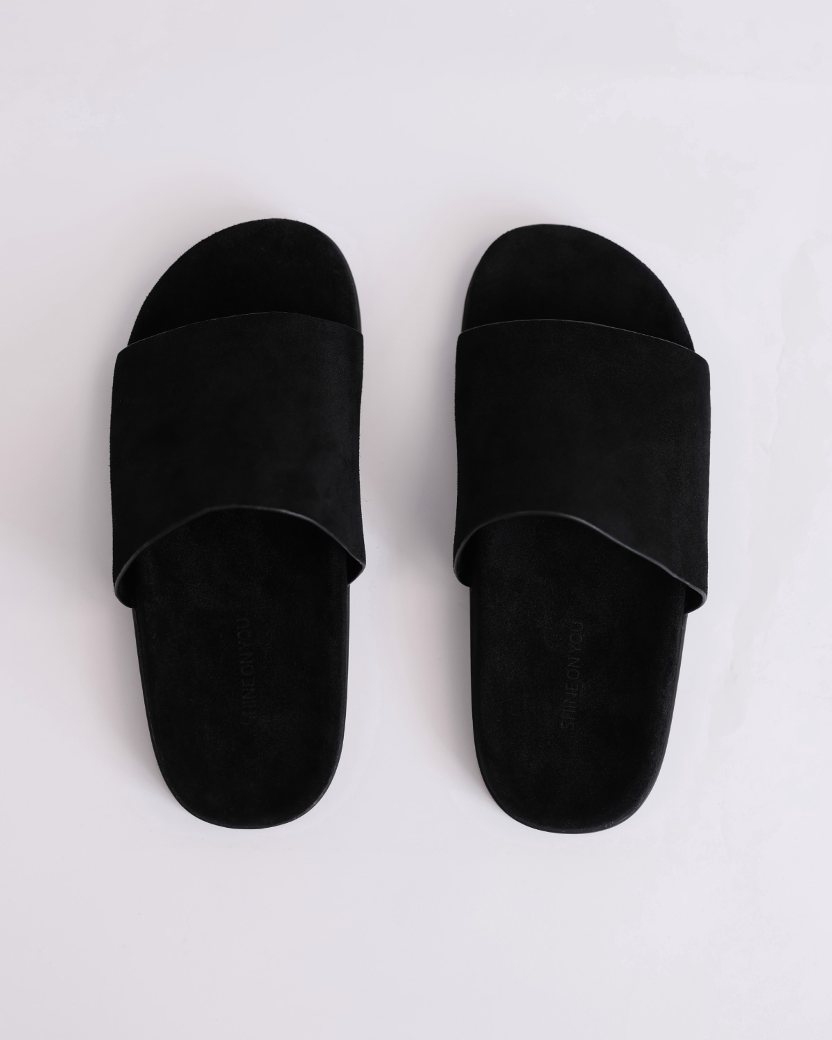 Soft Leather Comfort Slide Sandals