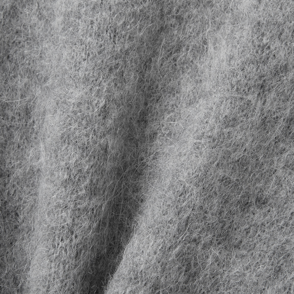78% Alpaca Hairy Cardigan_Grey 78% 알파카 헤어리 가디건_그레이