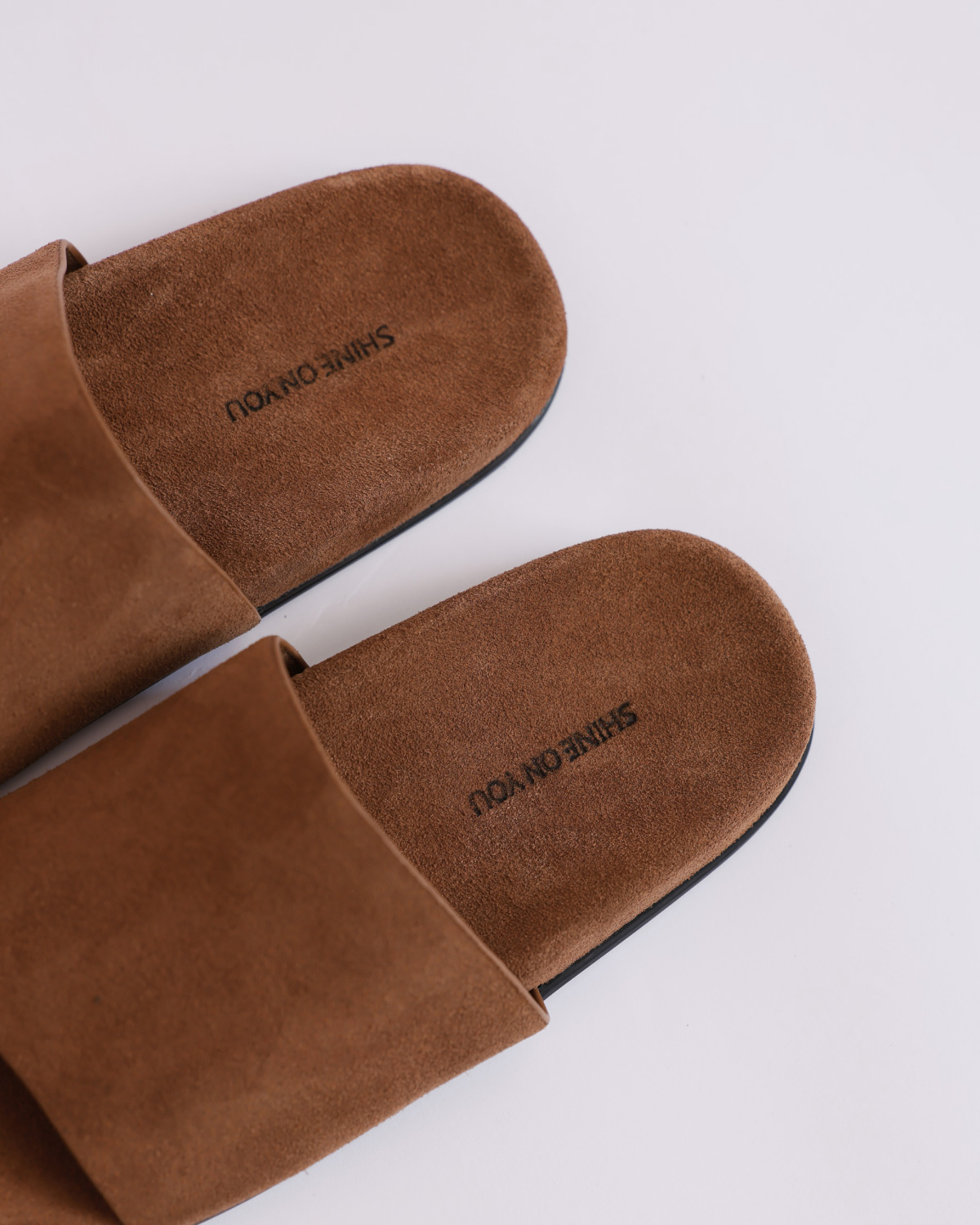 Soft Leather Comfort Slide Sandals