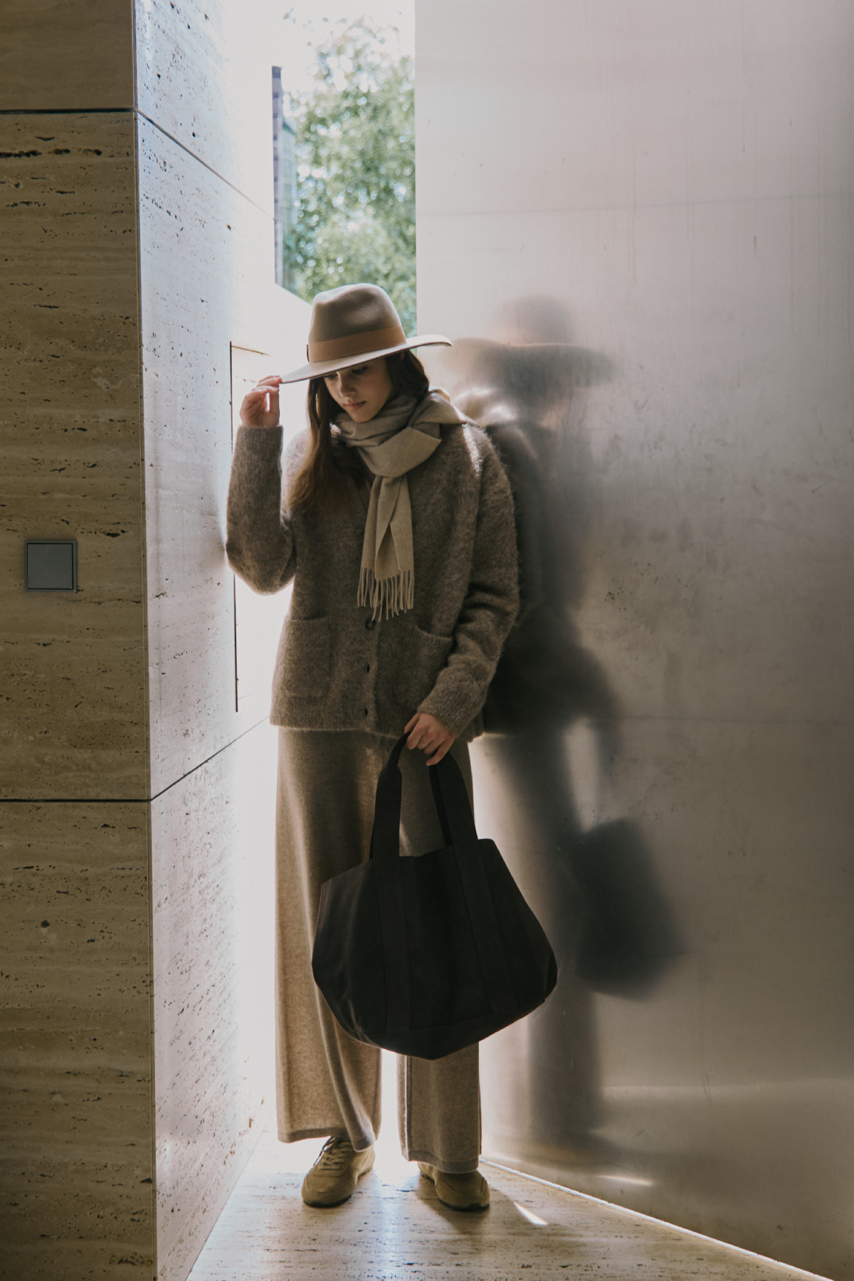 78% Alpaca Hairy Cardigan_Beige 78% 알파카 헤어리 가디건_베이지