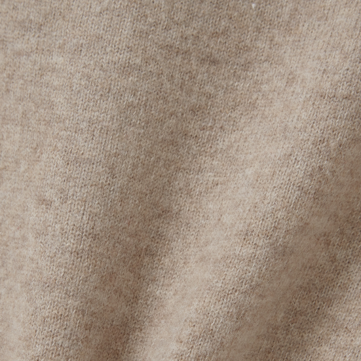 100%Merino Wool Basic Cardigan_Beige100%메리노 울 베이직 가디건_베이지