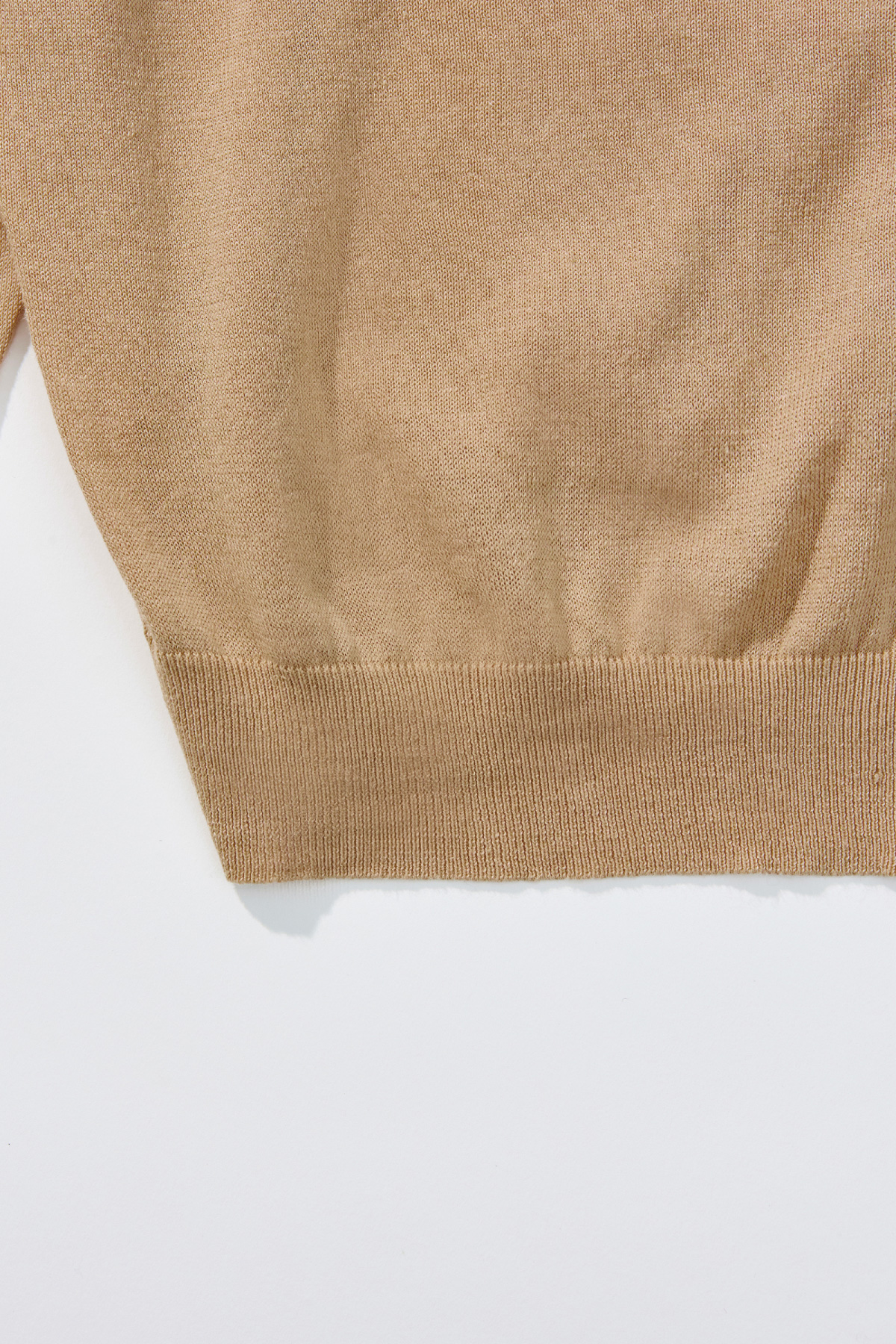 Linen Cotton Loose Fit Knit Cardigan _ Neutral Beige